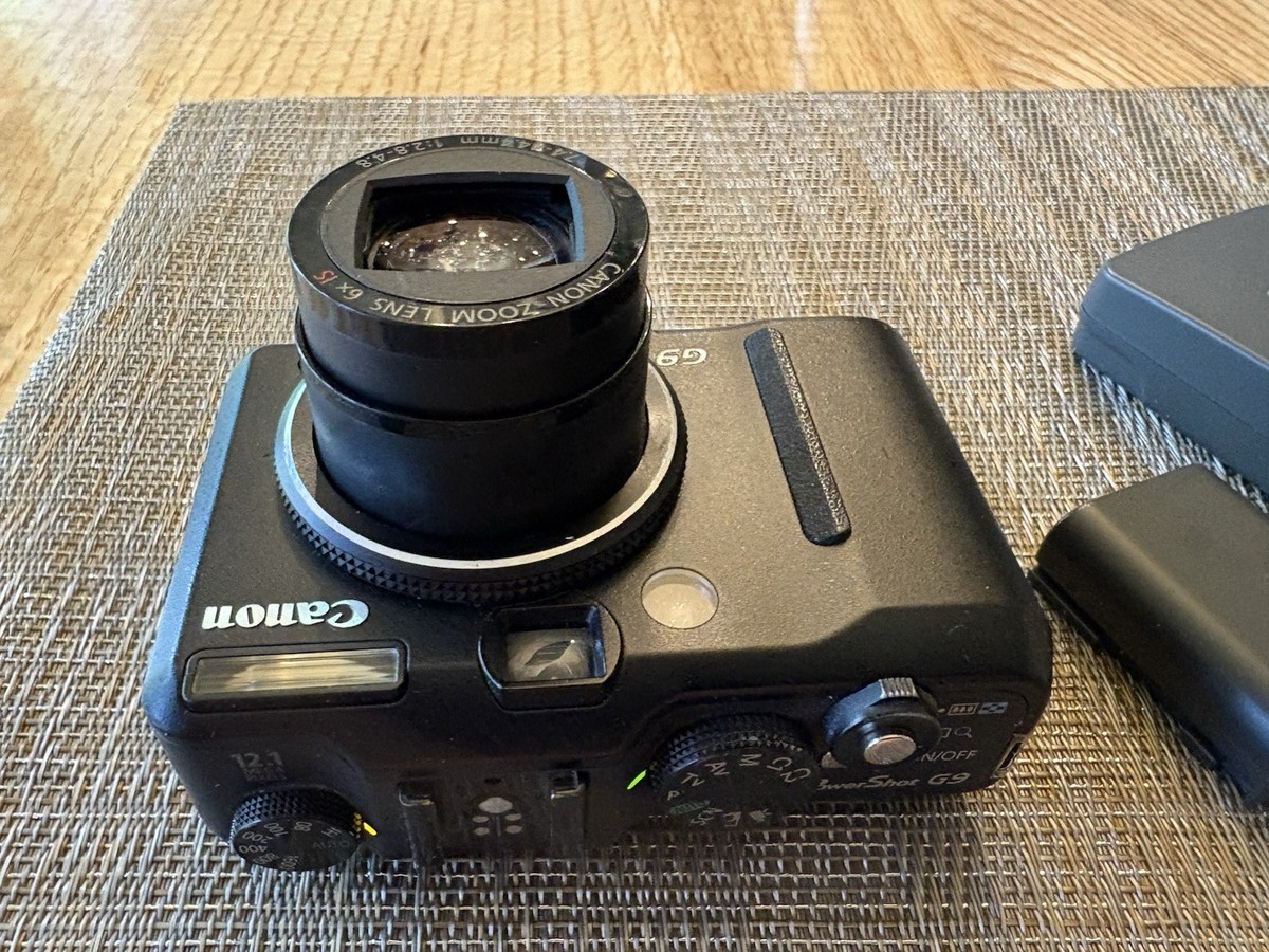 Canon PowerShot G9 12.1MP Digital Camera - Black 13803083675| eBay