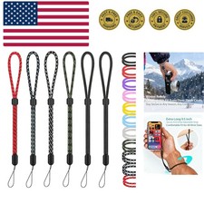 Hand Wrist Strap Lanyard, 6 Pack 8inch Adjustable Nylon Wristlet Straps Keych...