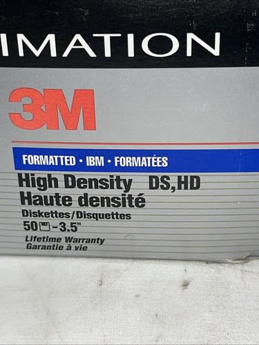 Imation 3M 3,5" Disketten Box mit 50 Open Box 1,44 MB formatiert IBM - Bild 2 von 4