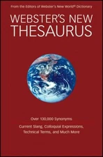 Webster's New Thesaurus Paperback Laird