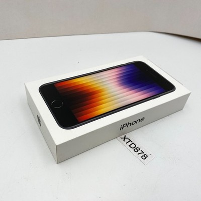 Apple iPhone SE 3rd Gen. 64GB - Midnight (Unlocked) A2595 - NEW & SEALED
