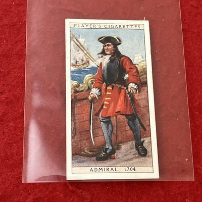 #ad #ad 1930 Player’s “History Of Naval Dress” ADMIRAL • 1704 Tobacco Card #12 VG $1.99