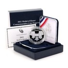 2011 P Medal of Honor Proof Silver Dollar $1 Coin Box and COA — photo 2
