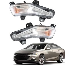 2 Pack RH LH Fog Lamps w/DRL Replacement for Malibu 2019-2022