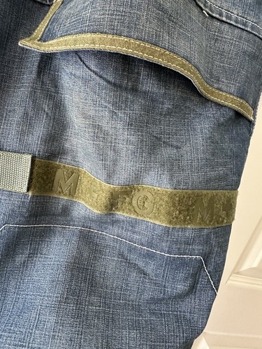Vintage Marithe Francois Girbaud Jeans Mens 33 M Green Shuttle Tape Baggy Hiphop - Picture 5 of 7
