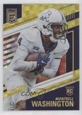 2022 Panini Donruss Elite Rookies Yellow 63/75 Montrell Washington #169 0u8k