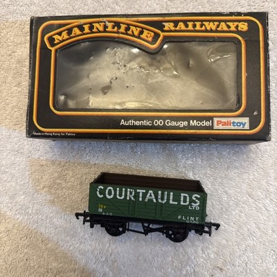 VINTAGE MAINLINE 37-151 COURTAULDS LTD FLINT 7 PLANK WAGON 18 BOXED VGC Ref JJ90