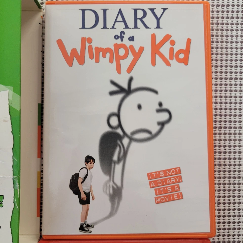 Diary of a Wimpy Kid DVD Movie Collection 1 2 3 Dog Days Rodrick Rules Used - Image 4 of 4