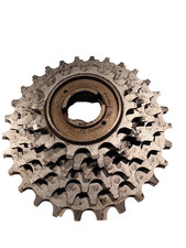 Suntour Perrfect freewheel 14-28 6 sp silver great condition smooth