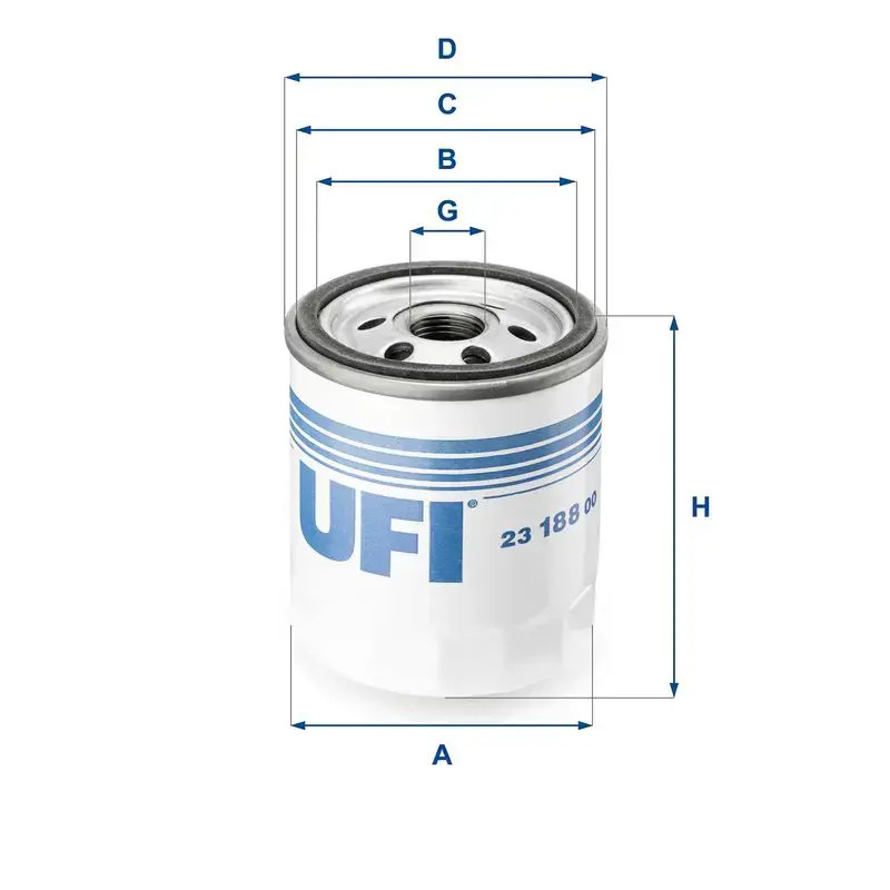 Ufi Filters Ufi 23.188.00 Oil Filter - Image 4