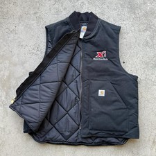 Vintage V01 BLK Carhartt Quilted Workwear Vest