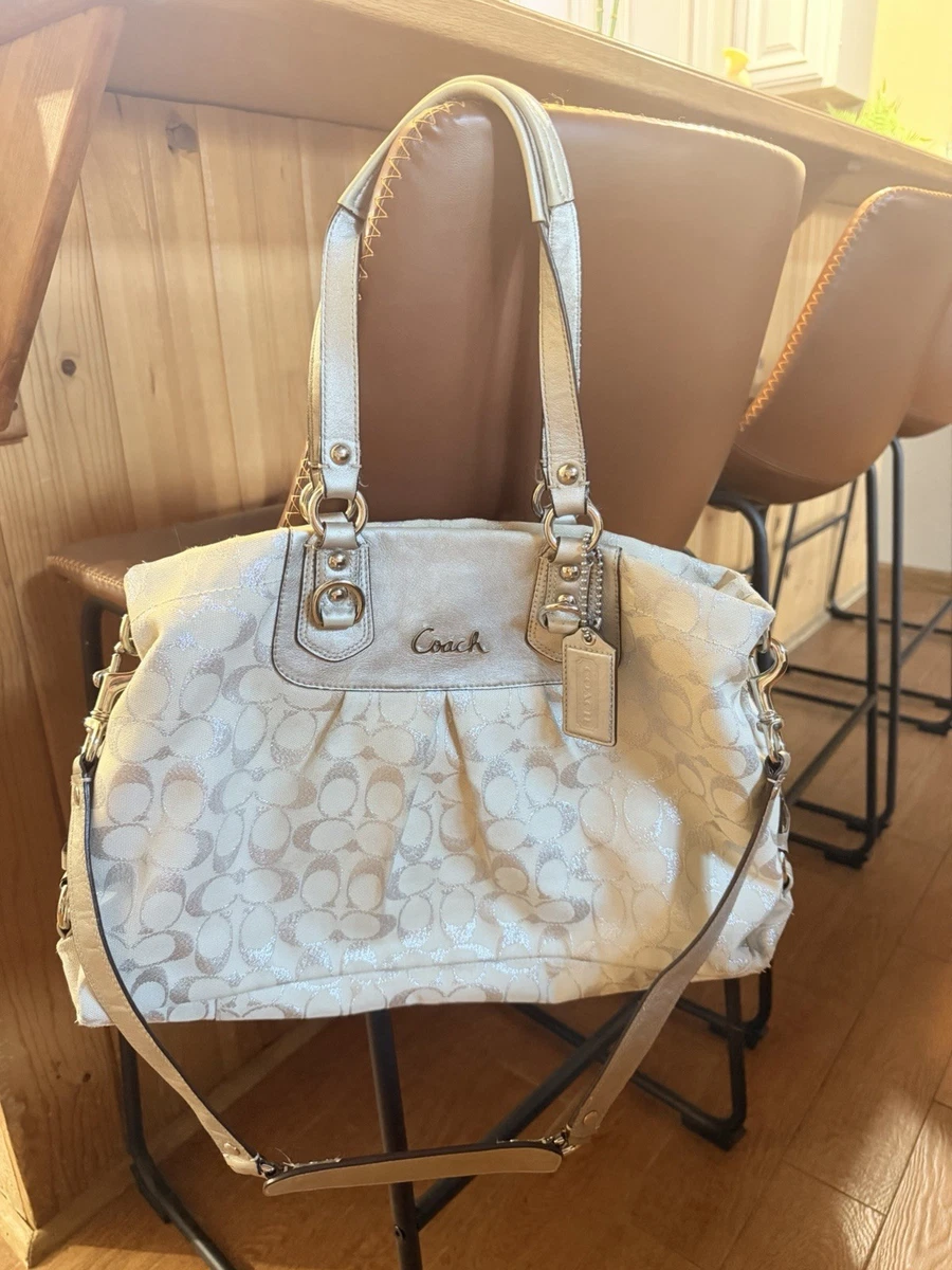 Coach Ashley Satin Exterior Satchel/Top Handle Bag Handbags & Bags