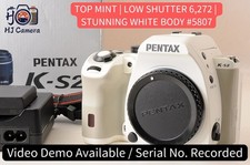  TOP MINT Pentax K-S2 DSLR Camera Body Only White Shutter Count 6272 Japan