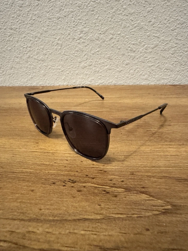Gafas de sol Lacoste L225S 024 gris oscuro monturas para hombre nuevas con estuche Foto 2 de 4