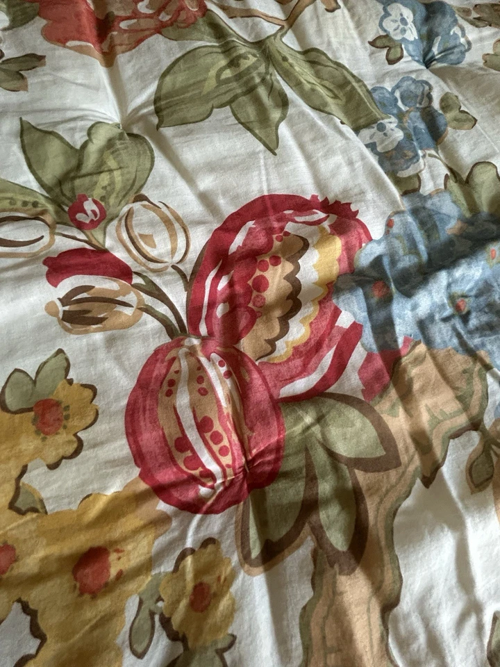 Pottery Barn Palampore Floral Pillow Shams Bird And Florals 2-Standard Elegant! - Image 4 of 4
