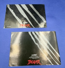 Atari Jaguar And CD Video Game Console Original Instruction Manuals Bundle