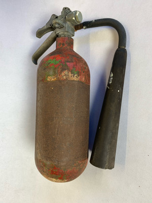 1950年代製 Kidde ソーダ酸消火器 USAビンテージ品 Rare VTG US Navy Kidde 1950 CO2 Fire Extinguisher USN Pistol Grip