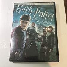 Harry Potter Half-Blood Prince DVD Widescreen Radcliffe Watson Family Warner 20…