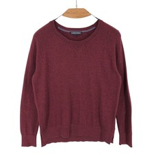 TOMMY HILFIGER Men Cotton Wool Round Neck Jumper Pullover Sweater Size XS