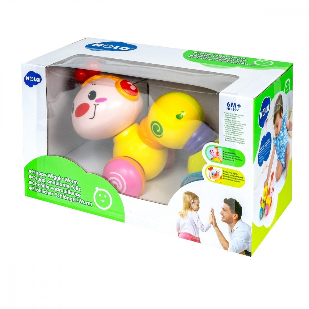 6944167199778 Гусеница с веселой игрой света и звука 4990₽