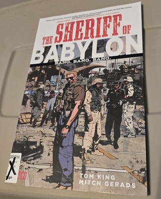 The Sheriff of Babylon Bang Bang Bang TPB Tom King Mitch Gerads Vertigo Ex Lib