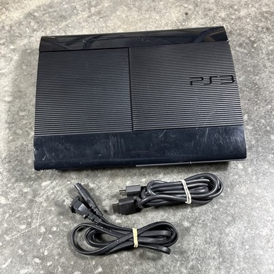 Sony PlayStation 3 PS3 Super Slim 250GB Console (CECH-4001B) w/ Cables Tested