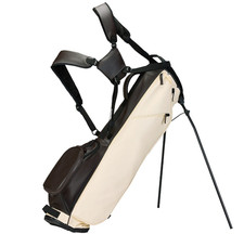 TAYLORMADE 2025 FLEXTECH CARRY PREMIUM GOLF STAND BAG / 3-WAY / CREAM, BLACK