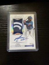 2022 Panini Flawless - Rookie Patch Autographs Otto Lopez #RPA-OL  /25 Blue Jays