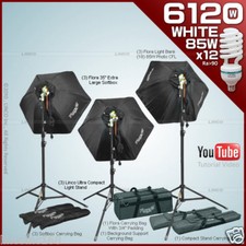 Linco Flora Professional Studio Ligting Light Stand Easy Softbox Kit 80061