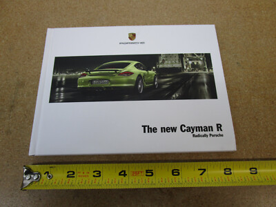 2011 Porsche Cayman R sales brochure 50 pg hard book ORIGINAL literature