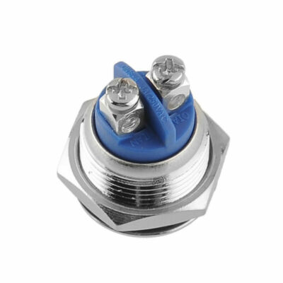 1 Piece Wired Red Latching PUSH BUTTON SWITCH DC RED 3A 12mm Car On/off C16