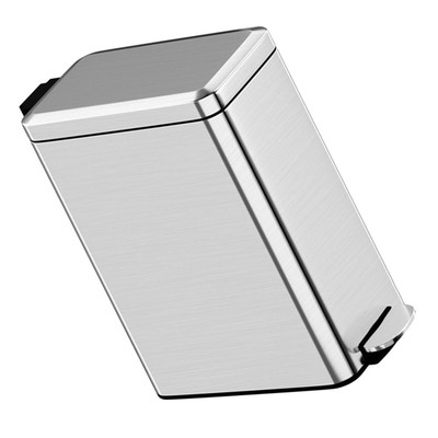  50-litre Kitchen Bin Stainless Steel Trash Can Pedal-Mülleimer Büro Hausmüll