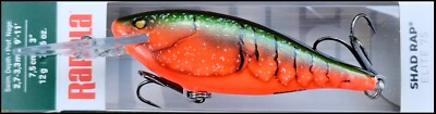 FISHING LURES RARE RAPALA SHAD RAP ELITE SRE 75  7,5 cm SPECIAL GDRCW color