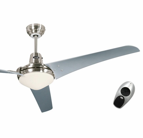 Ventilador de techo con luz CasaFan 9313210 MIRAGE gris plateado/cromo satinado - Imagen 2 de 6