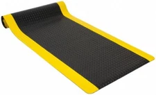 PRO-SAFE 10' Long x 3' Wide, Dry Environment, Anti-Fatigue Matting Black with...