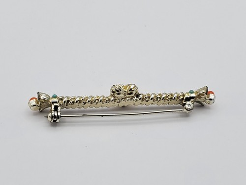 Vintage Herz Stecknadel Brosche Emaille Modeschmuck Geschenk - Bild 7 von 13