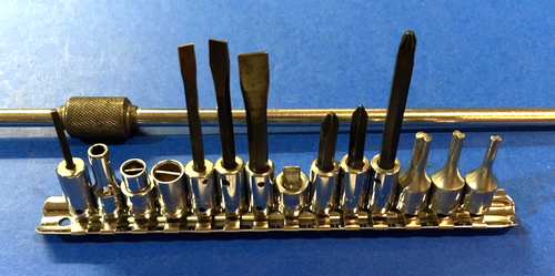 SNAP-ON TOOLS CARBURETOR ADJUSTING SET 2006IT PLUS NINE EXTRA 1/4 DRIVE TOOLS - Picture 3 of 15