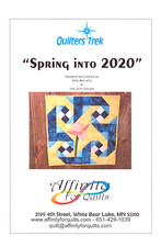 Affinity For Quilts  SPRING INTO 2020  Unfinished Blocks 9 1/2 x 9 1/2"
