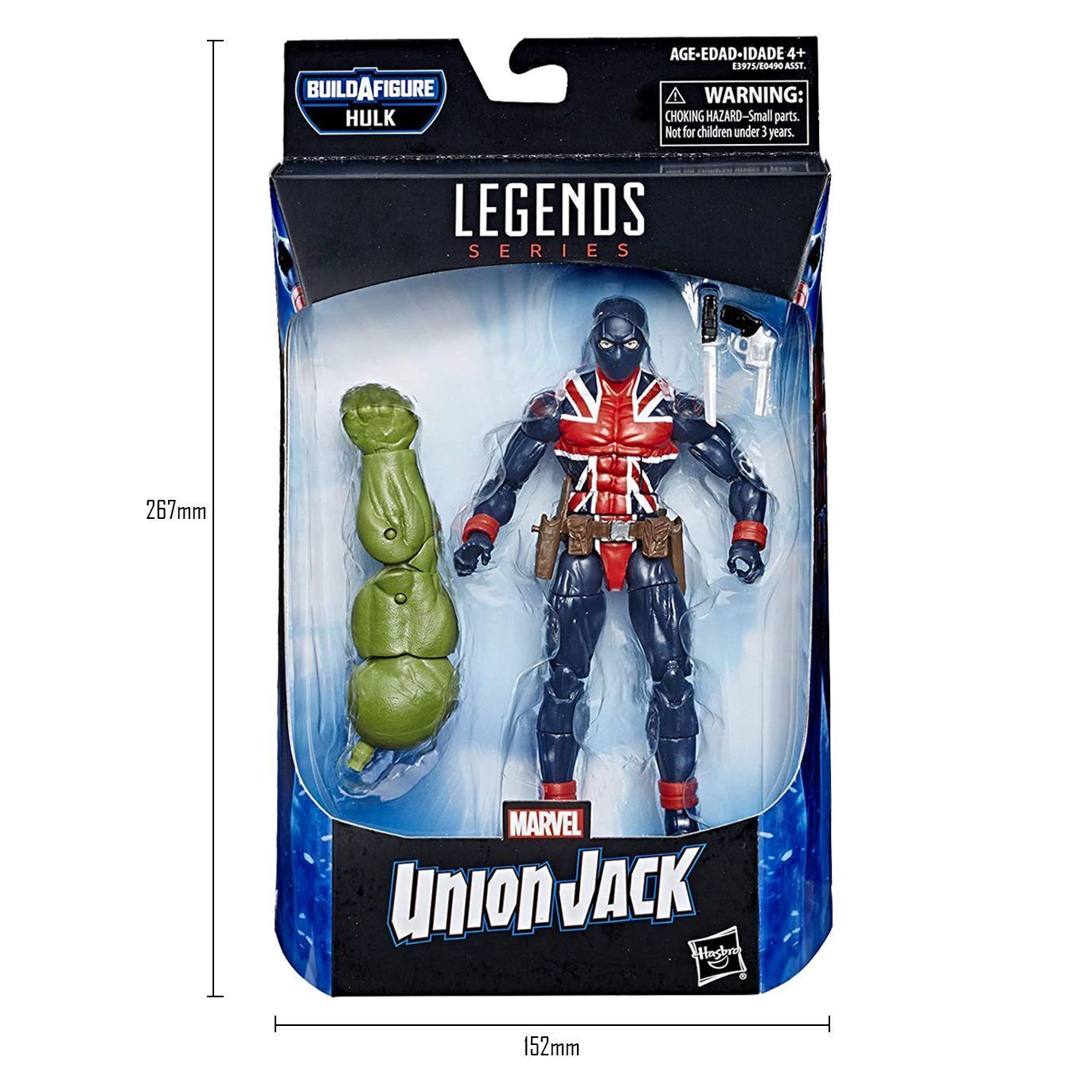 Marvel Legends Series Sealed 2019 Union Jack 6 BAF Limited Action Figure