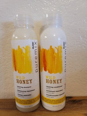 Rusk PureMix Wild Honey Shampoo and Conditioner duo 12oz. set NEW 