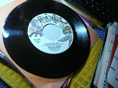 record 45 Trans-Canada pressed Boule Noire    La Loi De Jah on Zion Vant NM-