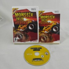 MONSTER TRUX OFFROAD Nintendo Wii game with manual