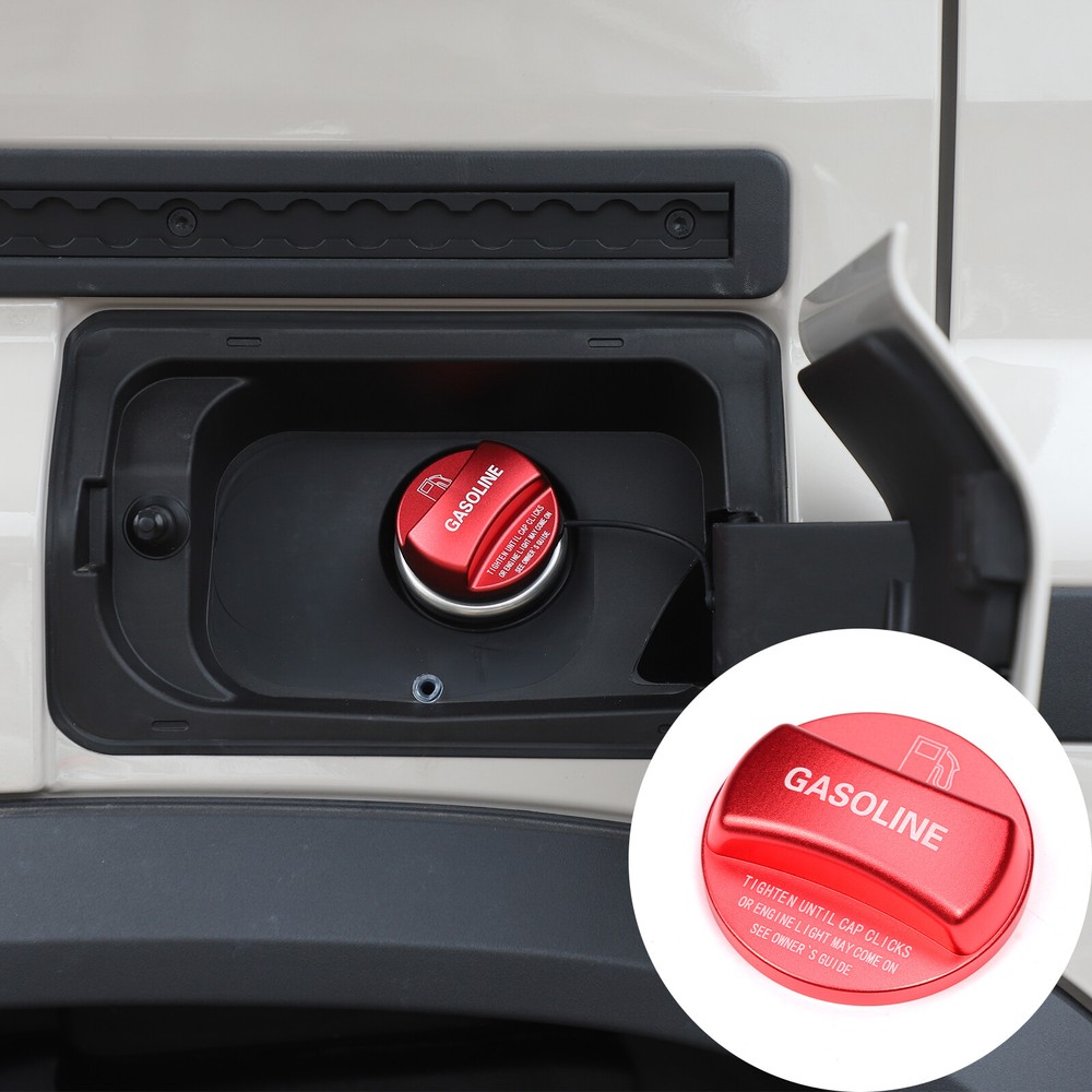 Red Alloy Fuel Tank Caps Gasoline Cover Accessories For Ineos Grenadier 2020-24