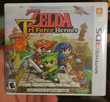 Legend of Zelda: Tri Force Heroes (Nintendo 3DS, 2015) Case & Insert (No Game)