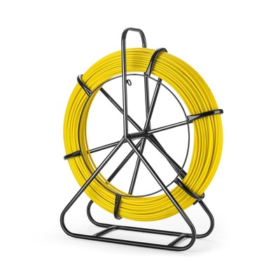 Fish Tape Fiberglass 656FT, Duct Rodder Fish Tape Pulling Tool, Cable Running...
