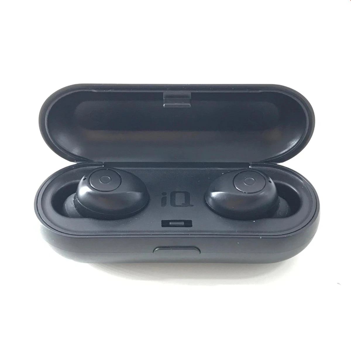 iQ Podz True Wireless Bluetooth Earbuds Charging Case Black