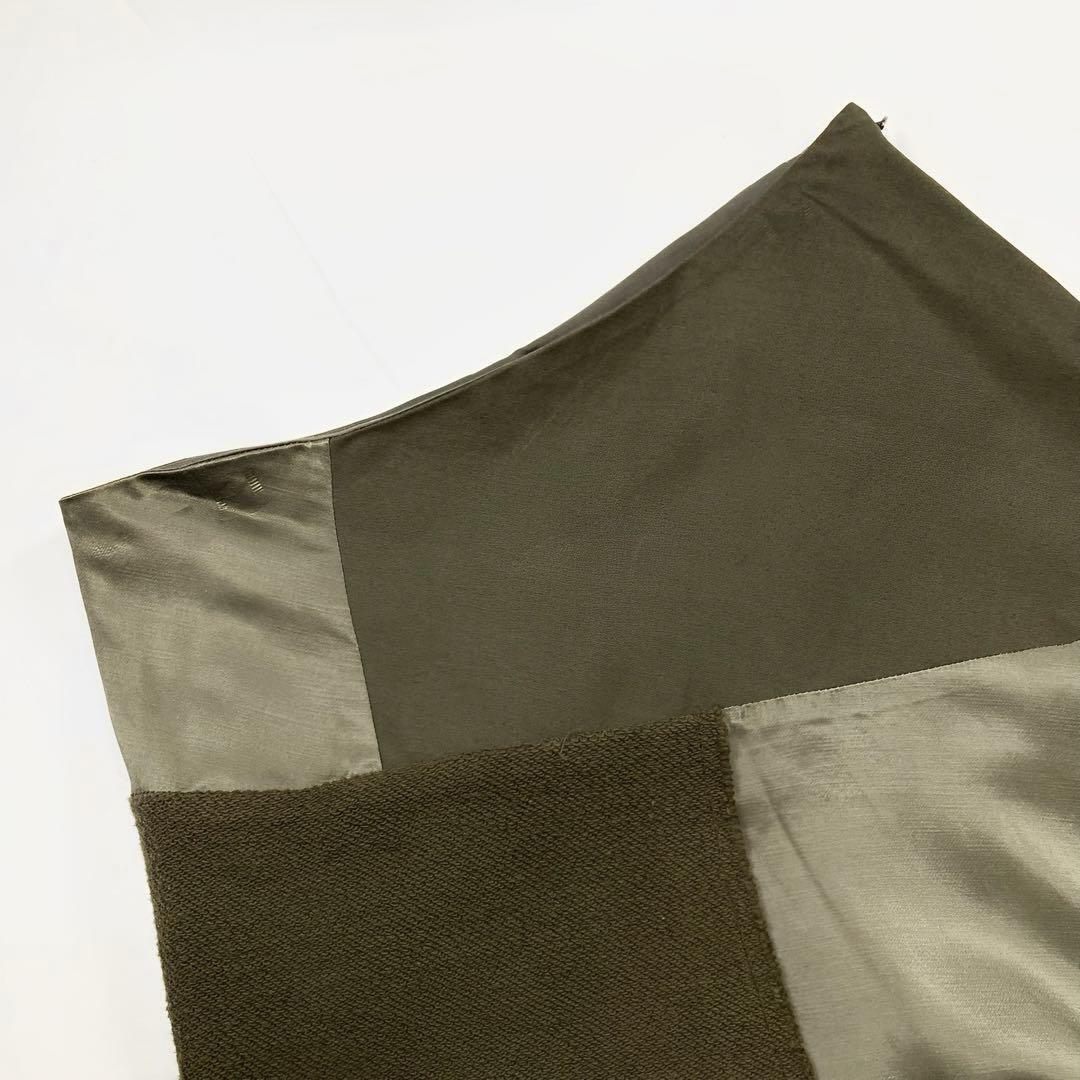 Y'S Wise Patchwork Jersey Skirt Khaki 1 | eBay Y'S Wise Patchwork Jersey Skirt Khaki 1 | eBay