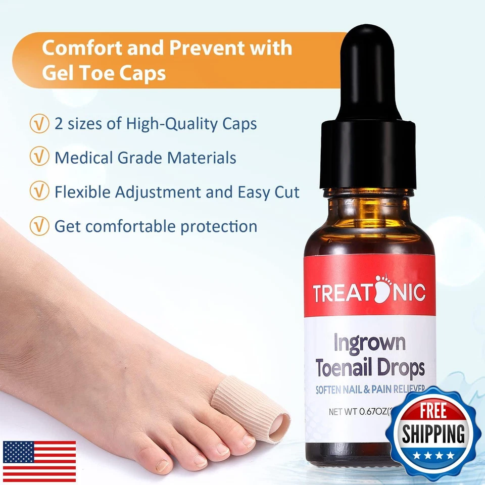 Treatonic Ingrown Toenail Treatment - Ingrown Toenail Pain Reliever and Softe - Image 4 of 4