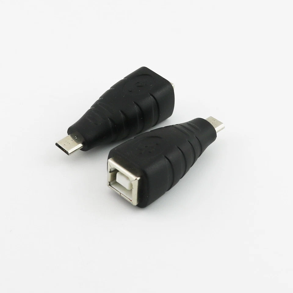 10x USB 2.0 Type B Printer Female To Micro USB 5 Pin Male Plug Adapter Convertor - Image 3 of 4