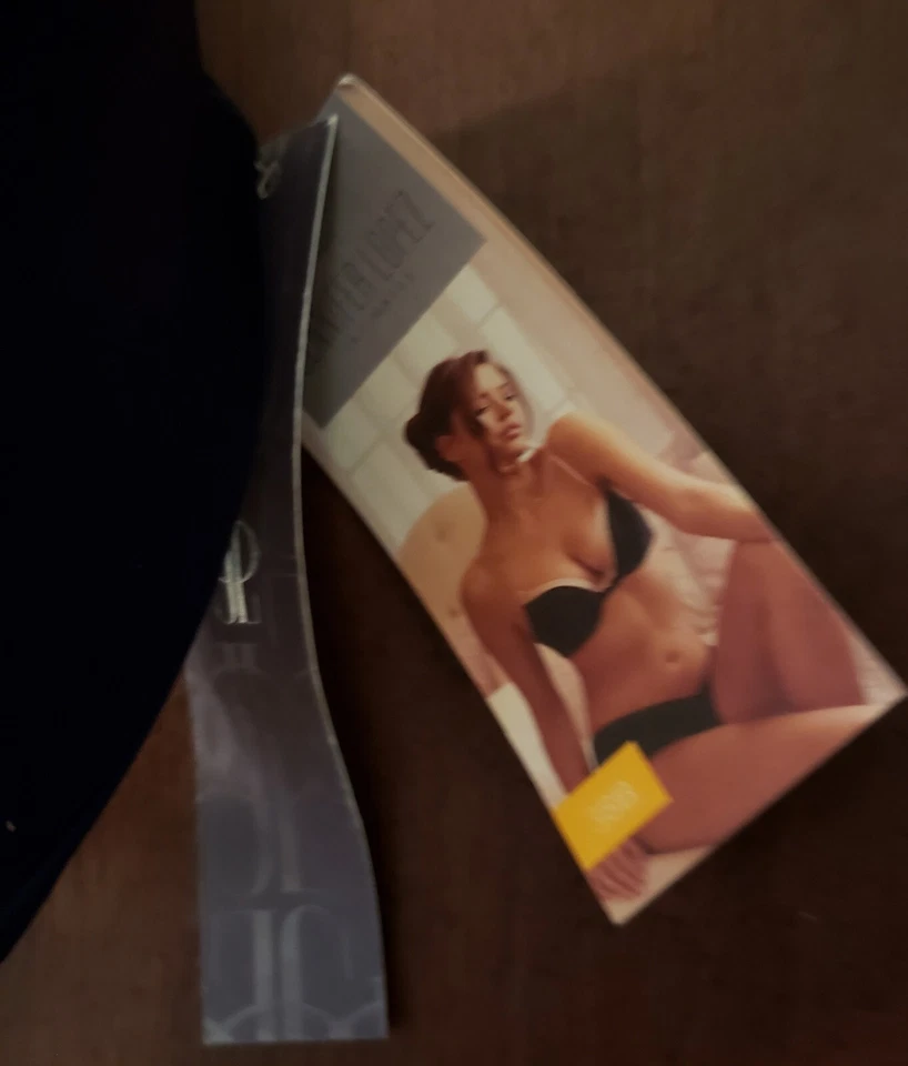 Sujetador Jennifer Lopez 38B Chaquetón con Correa de Cierre Trasero Negra Nueva con Etiquetas Convertir en Corredor Foto 3 de 4